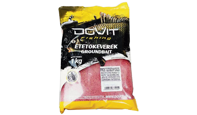 Dovit Crvena larva komarca 1kg – za šarana, amura, belu ribu
