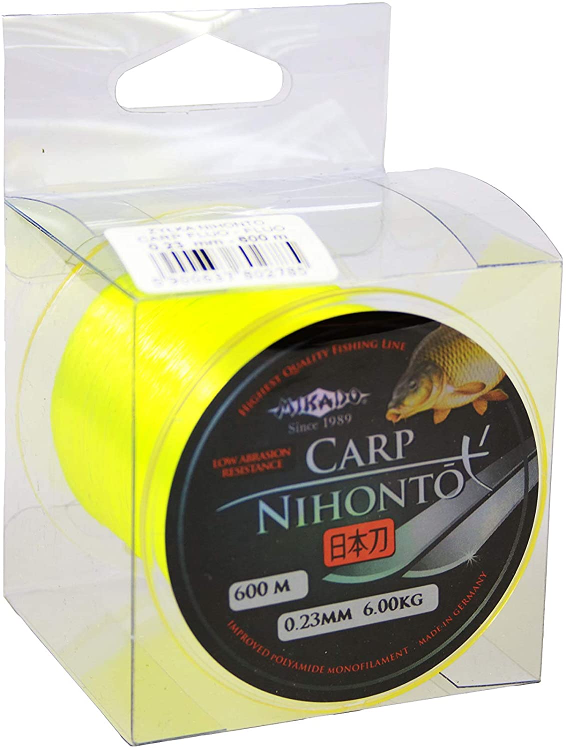 NAJLON MIKADO NIHONTO CAPR CARPFISHING FLUO 600M