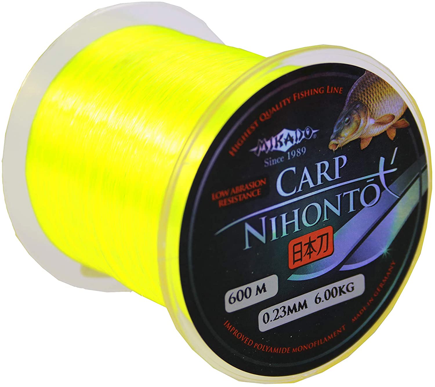 NAJLON MIKADO NIHONTO CAPR CARPFISHING FLUO 600M