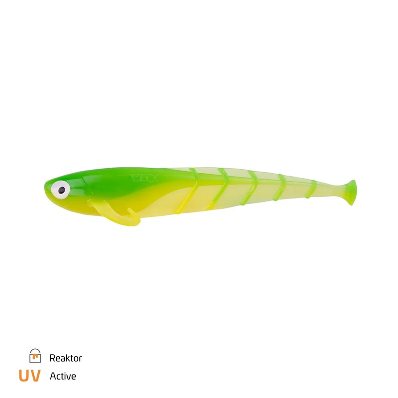 Zeck Quappie 12 cm Reaktor UV-Active silikonska varalica – 3 kom