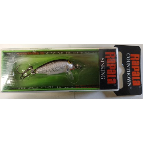 VOBLER RAPALA COUNTDOWN SILVER  SINKINGCD01 S