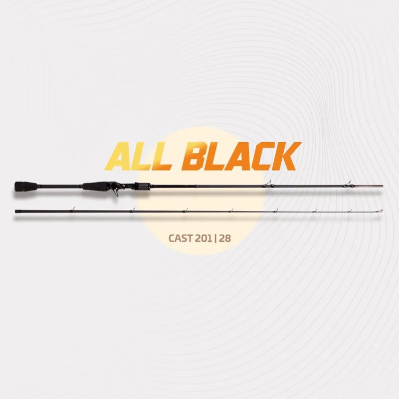 Zeck All Black Cast 201 cm / 28 g varaličarski štap za multiplikator