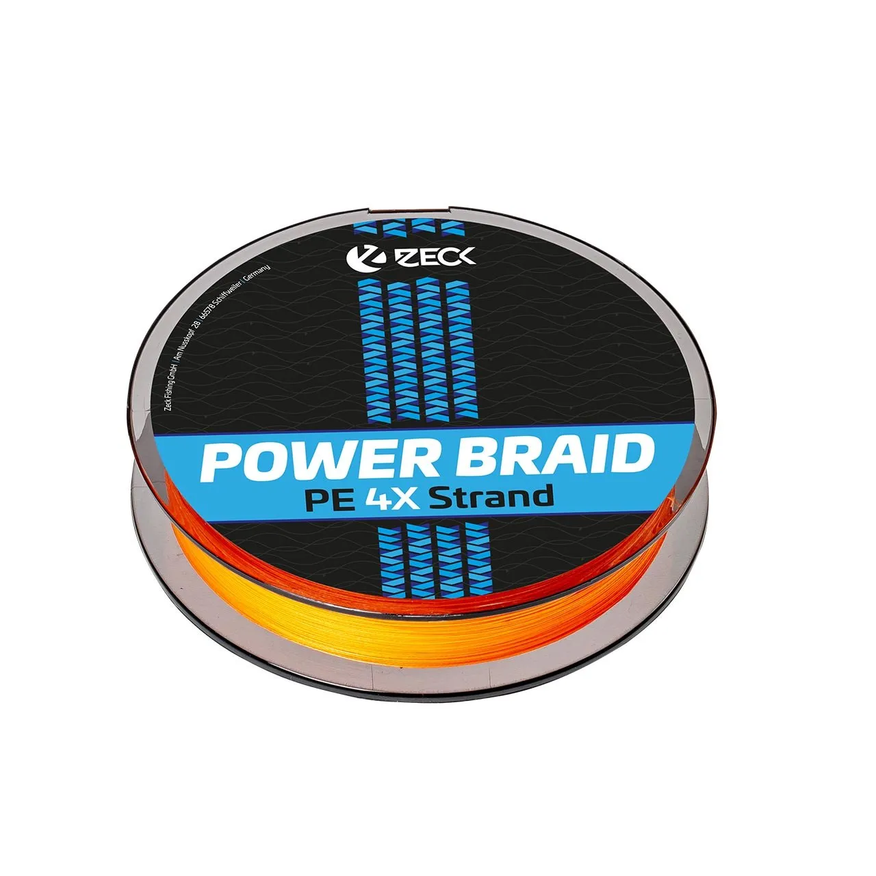 Zeck Powerbraid 4X 0,14 mm | 150 m | narandžasta - struna za pecanje od 4 niti od PE vlakana